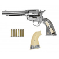 Пневматический револьвер Colt SAA 45 BB nickel, кал. 4,5 мм Пневматический револьвер Colt SAA 45 BB nickel, кал. 4,5 мм