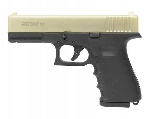 СХП Охолощенный пистолет Retay 17 Glock, кал. 9 мм, сатин
